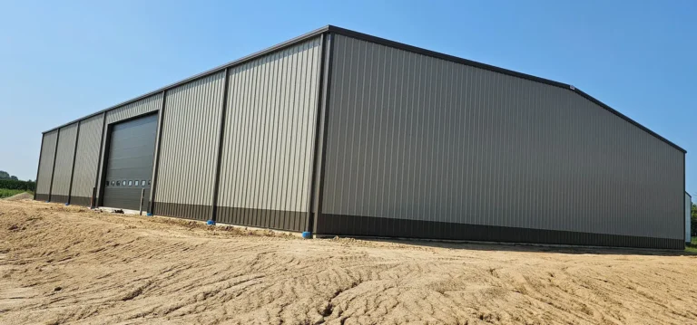 Ginder building is located in Claremont, IL .  The client needed a new farm shed for equipment storage.